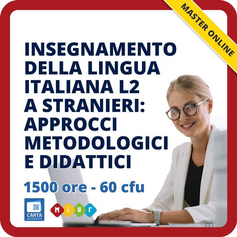 Master Insegnamento della lingua italiana a stranieri L2