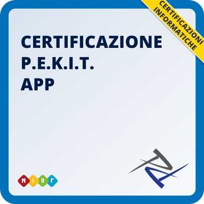 Certificazione Pekit APP