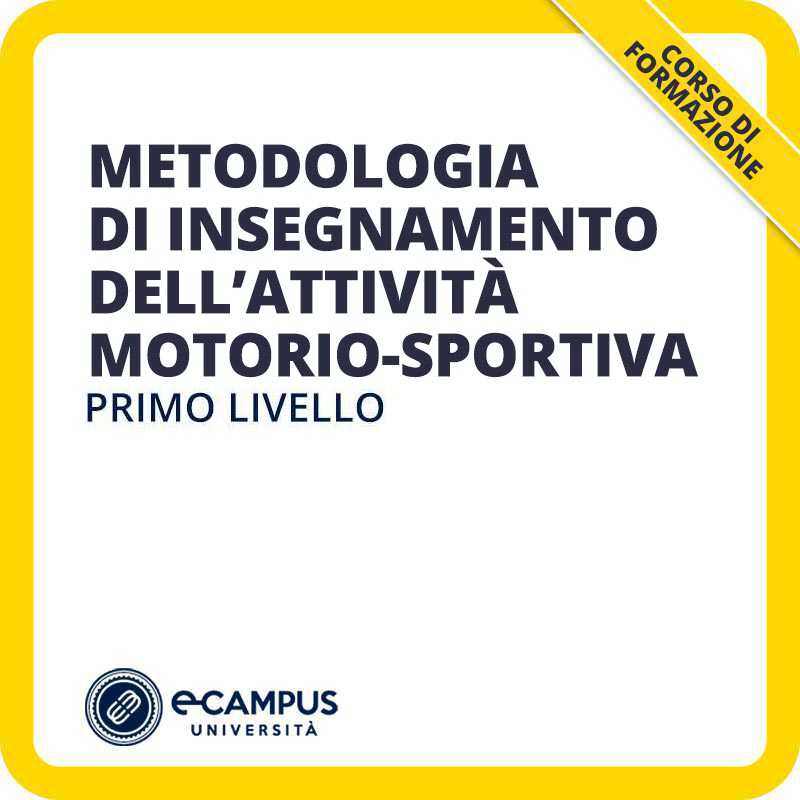 Metodologia di insegnamento dell'attività motorio-sportiva