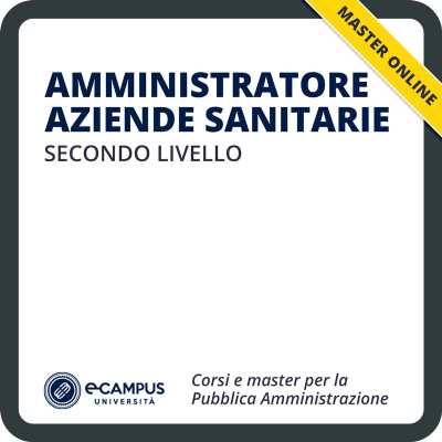 Master di II livello - Amministratore aziende sanitarie