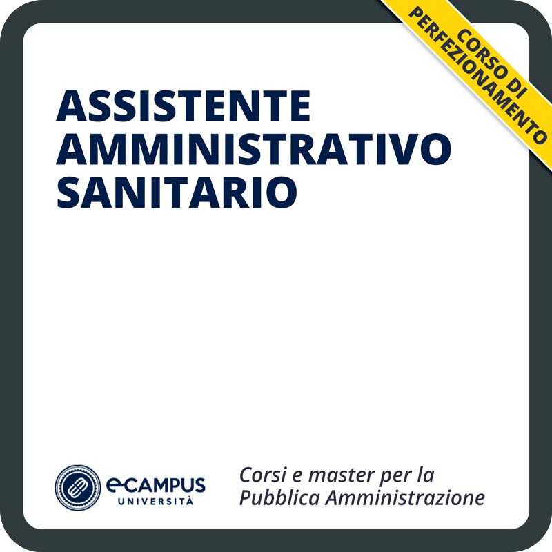 Assistente amministrativo sanitario