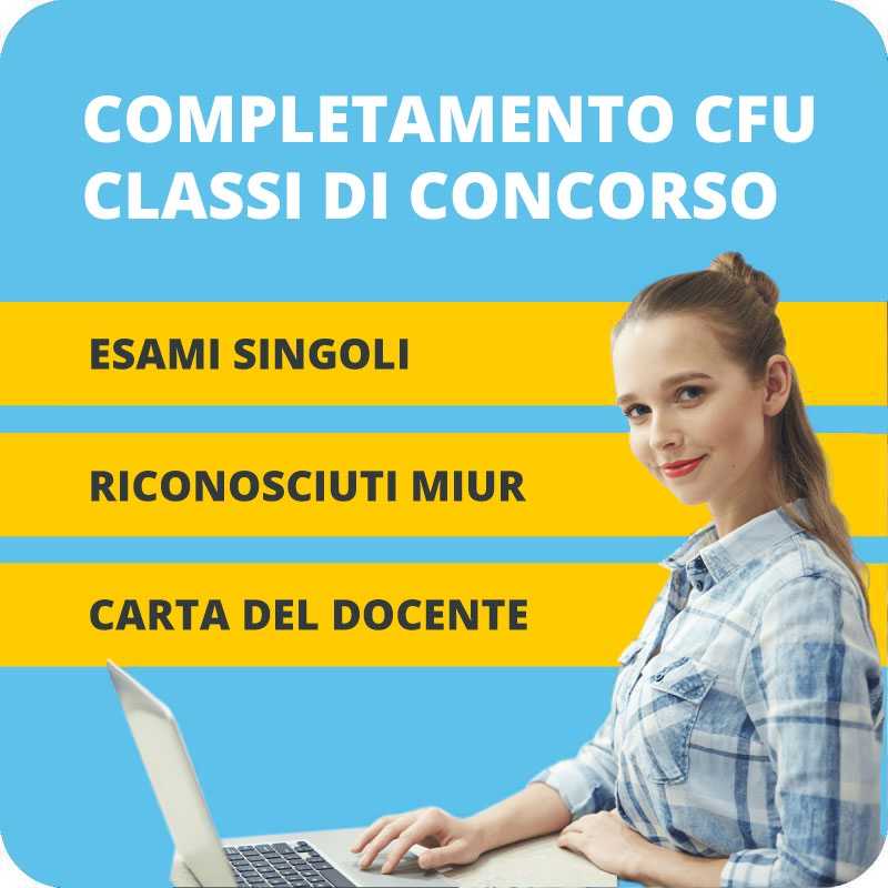 Completamento CFU per classi di concorso