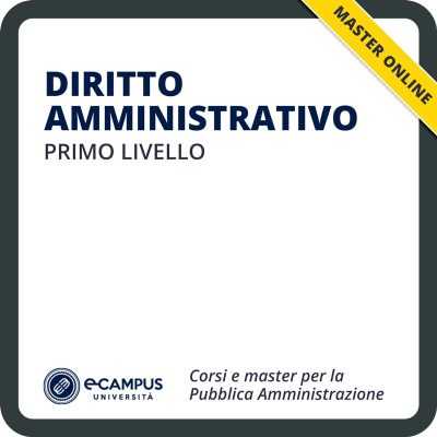 Master in diritto amministrativo di I livello