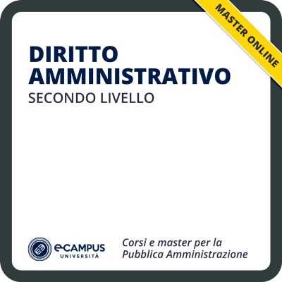 Master in diritto amministrativo di II livello