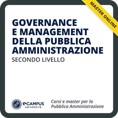 Master in governance e management della pubblica amministrazione